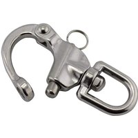Swivel Eye Snap Shackle Quick Release Bail Rigging Sailing Boat Marine 316 Stainless Steel Clip