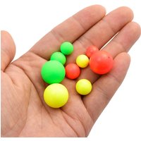 10/30pcs Ball Float Foam Fishing Float Bobber Buoys Strike Indicator for Pompano Rig Walleye Rigs Fly Fishing Float