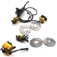 AliExpress NONE Four wheel go kart accessories modification beach bike one to two front disc brake, hand disc brake, foot brake assembly
