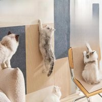 Self-adhesive Cat Scratching Mat Trimmable Cat Scratcher Sofa Tape Scratching Post Carpet Cats Scratch Board Cat Accessories