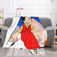 Heidi Blanket Flannel Textile Decor Cute Girl Portable Super Soft Throw Blankets for Sofa Car Quilt blankets for beds