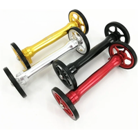 AliExpress Litepro For Brompton Folding Bike Easy Wheel Extension Rod Rear Cargo Rack Easywheel Telescopic Rod