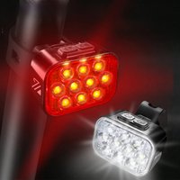 AliExpress BUCKLOS Bicycle Lights 10 LED Cycling Light Waterproof Bicycle Tail Lights Bright Bike Front Lamp Rechargeable Light MTB Lantern