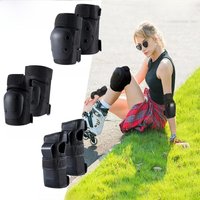 AliExpress KEERUNNP 6Pcs/Set Knee Pads Elbow Pads Wrist Guards for BMX,Kids Youth Adult Skateboard Skate Pads 6 in 1 Protective Gear Set for Skating