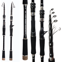 Telescopic Fishing Rod Ultralight Weight 1.8M 2.1M 2.4M 2.7M 3M Baitcasting Spinning Fast Action Fishing Rod Lure Weight 10-20g