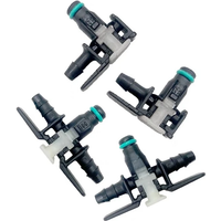 Diesel Common Rail Injector Nozzle Oil Return Joint T and L Type Tube Connector for Delphi