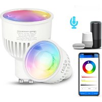Miboxer 2.4G 6W GU10 RGB+CCT LED SpotLight Bulb FUT106 Wifi Dimmable Lamp For Bedroom Sitting Room