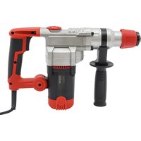 Handheld Corded Electric Hammer 2200W 930rpm High-power Copper Core Motor with 4 Drill Bits for Patching Breaking