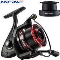MIFINE KUDO Spinning Reel 10kg Max Drag Shallow/Deep Metal Spool 4.7:1 6+1BB Slow Pitch Reel Saltwater Wheel Fishing Accessories