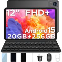 DOOGEE T36 Smart Tablet PC 12'' Display 32GB RAM (8GB+24GB) 256GB Android 15 Unisoc T620 Octa Core 8800mAh Battery Widevine L1