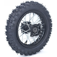 2.50-10" Front Or Rear Wheel 10 inch Tire Steel Rims Circle Aluminum Hub For Chinese Gas Electric Mini Dirt Pit Bike