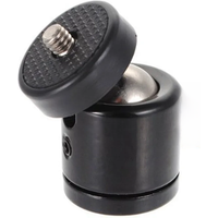 AliExpress NONE 1/4 Swivel Mini Ball Head Screw Tripod Mount Adapter For GoPro 12 11 10 9 DSLR Camera Camcorder Light Bracket Camera Accessories