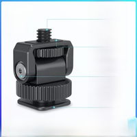 SmallRig Universal Mini Cold Shoe to 1/4"-20 Screw Adapter for Camera Phone Cage LED Video Light Load Compact & Portable -3577