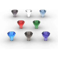 MOC 10PCS 30153 Diamond Gemstone Building Blocks Crystal Stone Compatible 4738 4739 Bricks Particle Toys Children Birthday Gift