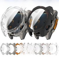 Tempered Glass+Case For Garmin Fenix 8 43mm 47mm 51mm Full Cover Screen Protector Hard PC High-end Protector Fenix8 Solar