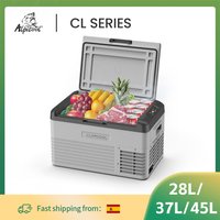 Alpicool CL 28L 37L 45L Tragbarer Kühlschrank 12V Kompressor Kleiner Kühlschrank Gefrierschrank 12/24V DC 100-240V AC Kühler für Campingausflüge