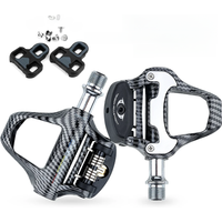 AliExpress RacewoRK RACEWORK Road Bike Pedal Carbon Fiber Pattern Ultra Light Bearings Pedal For SPD Keo Self-Locking Bicycle Professional Pedals