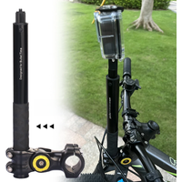 AliExpress HONGDAK Motorcycle Bicycle Panoramic Monopod Invisible Stand for GoPro Max Her 11 10 9 Insta360 One X2 DJI Moto Action Camera Accessory
