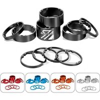 AliExpress 11PCS BUCKLOS Bike Headset Spacer Bicycle Fork Stem Washer 1-1/8'' 28.6mm Aluminum Alloy MTB Bike Headset Spacers Fork Spacer