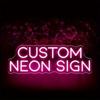 Custom Neon Sign, Double Row Wall&Door&Table Mounted Light for Rooms/Party/Club Ornament, Gift for Wedding/Birthday/Housewarming