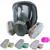 Chemical respirator 6800 dust respirator anti-fog full face mask filter for acid gases, welding spray paint insecticide
