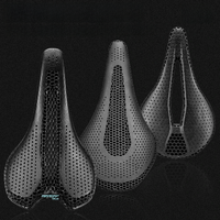AliExpress RYET Full Carbon 3D Printed Bike Saddle 145mm 205g 7*9 High Modulus Carbon Fiber Base MTB Mountain Cycling Seat Cushion Parts