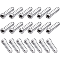 AliExpress NONE 100pcs Bicycle Brake Shifter Cable Tips Aluminum Brake Line Derailleur Shift Inner Wire End Caps Tips Crimps MTB Bike Accessorie
