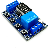 AliExpress NONE 1 Channel 5V Relay 6-30V Relay Module OFF/ON Switch Trigger Time Delay Circuit Timer Cycle 999 minutes Adjustable XY-J02