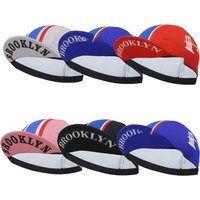 AliExpress Brooklyn Cycling Cap Blue White Black Red Pink Outdoor Sports Hat Team Bike Caps