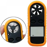 Pocket Digital Anemometer 0-30M/s Wind Speed Meter -10 ~ 45C Temperature Tester with Lcd Backlight Display Accurately Measure