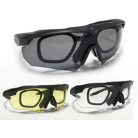 Men's Outdoor Tactical Glasses With Myopia Frame Sports Air Gun Hunting Hiking Goggles Shooting Military Sunglasses