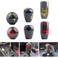 JDM Style Racing Forged Fiber Gear Shift Knob Cylindrical And Spherical Shift Knob For Most Car Decorations Accessories
