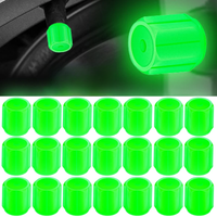 AliExpress NONE 10/50pcs Luminous Valve Cap Car Fluorescent Tire Valves Cap Glow In The Dark Car Motorcycle Bike Wheel Plug Tyre Hub Cover Decor
