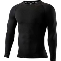 Stay Active and Comfortable with Men's Compression Shirts - Long Sleeve Athletic Workout Tops and Base Layers!
