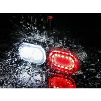 AliExpress NONE Front Rear Bike Lights Rechargeable Bicycle Cycling USB Flashlight for Bicycle Lighting Set Mountain Bike Lantern Accessories