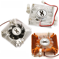 Aluminum LED Heatsink Cooling With Fan 5V 12V Radiator Cooler Heat Sink For 3W 5W 10W Electronic Chip IC LED computer Thermal