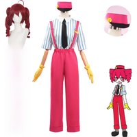 Kasane Teto Cosplay Anime Mesmerizer teto Costume Wig Carnival Halloween Comic Animation Party Clothing