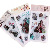 6 Pcs/Set Anime The Founder of Diabolism Mo Dao Zu Shi Decoration Stickers DIY Diary Scrapbooking Label Stickers