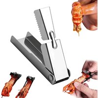 Stainless Steel Crawfish Peeler Tool Crawfish Sheller Tool Easily Sheller Kitchen Gadget Crayfish Shelling Device Seafood Tool