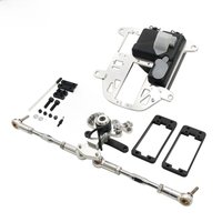 Rc Car Symmetrical Steering Kit or Accessories (Metal or Plastic Rod Version) for 1/5 HPI ROFUN ROVAN KM BAJA 5B 5T 5SC Parts