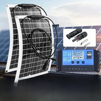 300W Solar Panel 12V Flexible Solar Panel With Controller Suitable For Mobile Phones Car And RV Outdoor 12V Solar Cells