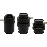 High Quality SZM CTV 1/2 1/3 1X C-Mount Lens Adapter Industrial Trinocular Stereo Microscope Replacement Parts for Phone Repair