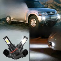 2pcs LED Bulbs Car Fog Light 6000K Anti-Glare Lamp For Mitsubishi Pajero 3 V60 2000 2001 2002 2003 2004 2005 2006 2007