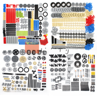 MOC Technical Compatible with Building Blocks Bricks Pin Liftarm Studless Beam Axle Connector Panel Gear Car Mindstorms Toys