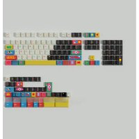 PBT GMK Motif Keycaps Cherry Profile Colored Keycap Dye Sublimation Key Cap For Cherry MX Switch Keyboard Split Spacebar