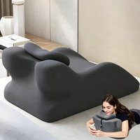 Memory-Schaum Keilkissen Ergonomisches Bauchlagekissen Bett-Schlafkissen Mehrzweck-Beinstützkissen zur Schmerzlinderung Sofaauflagen
