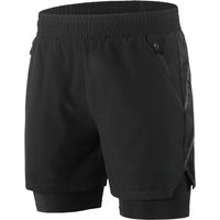 AliExpress LIXADA Lixada Men 2 in 1 Running Shorts Quick Drying Breathable Active Training Exercise Jogging Marathon Cycle Shorts