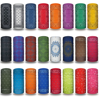 AliExpress Fandana Gear White Paisley Neck Gater Tube Men Women Dustproof Seamless Breathable Undercap Headscarf Cycling Hinking Bandana Black Balaclava