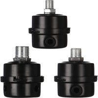 12.5mm 16mm 20mm Air Filter Air Compressor Spare Parts Metal Intake Filter Squelch Muffler 1/2 '' 5/8 "3/4 '' Thread M12