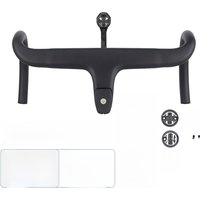 AliExpress NONE Carbon Fiber Integrated Handlebar for Road Bike, Black Matte, 28.6mm with Spacers, Cycling Parts, Bicycle Accessories
